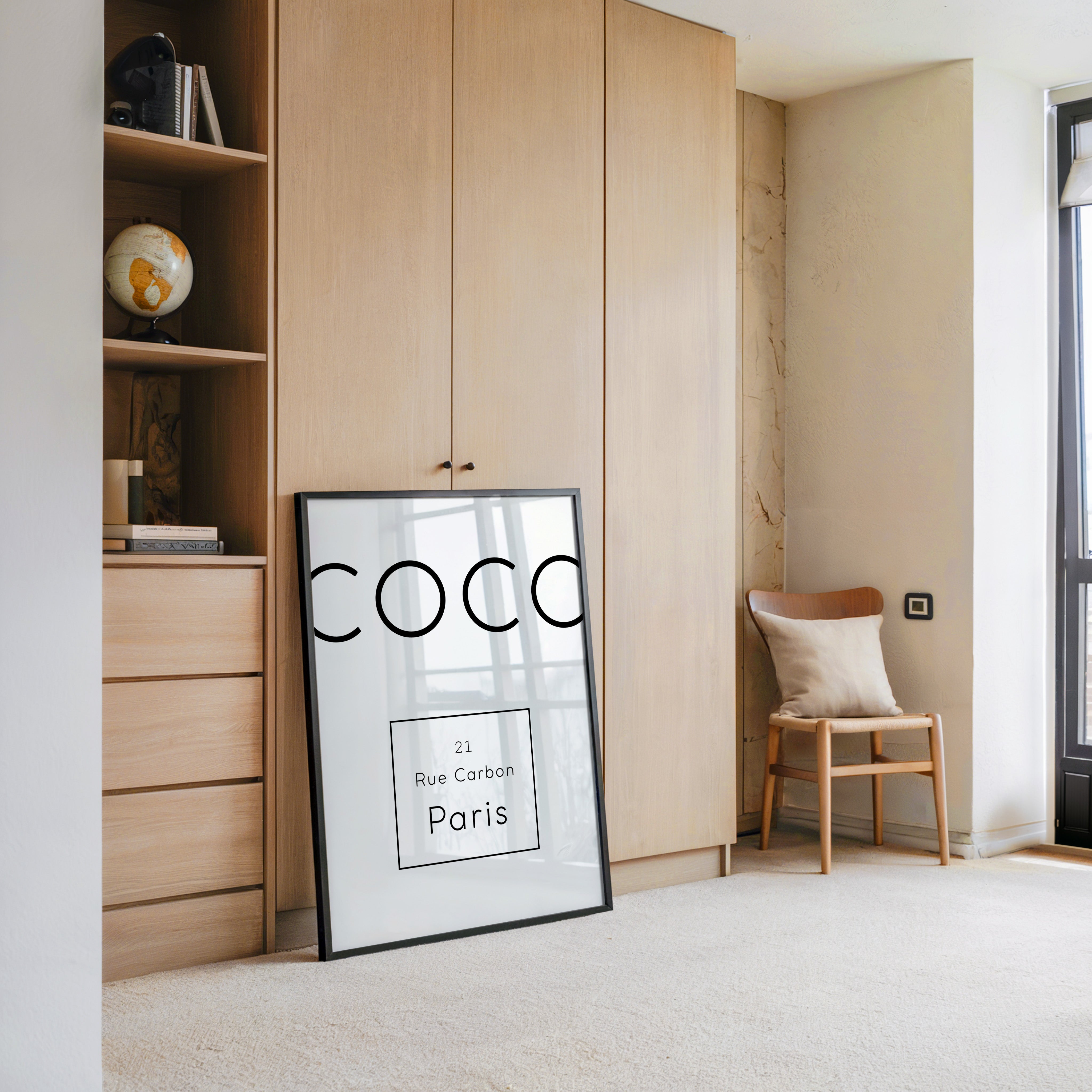 Coco minimalistisches Typografie Design