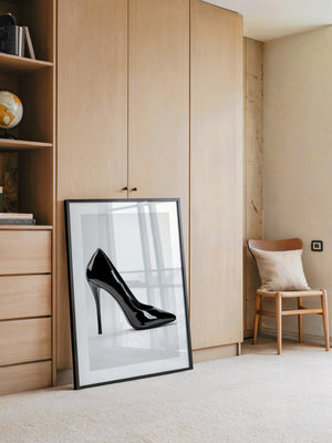 Schwarzer Lackpumps elegant