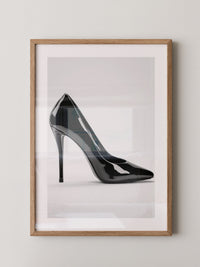 Schwarzer Lackpumps elegant