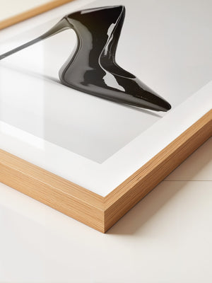 Schwarzer Lackpumps elegant