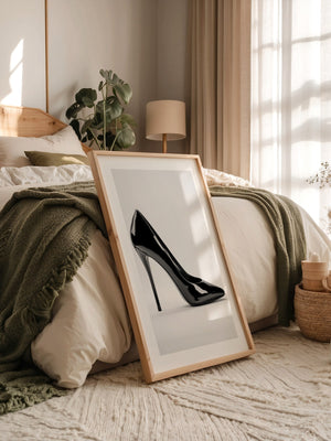 Schwarzer Lackpumps elegant