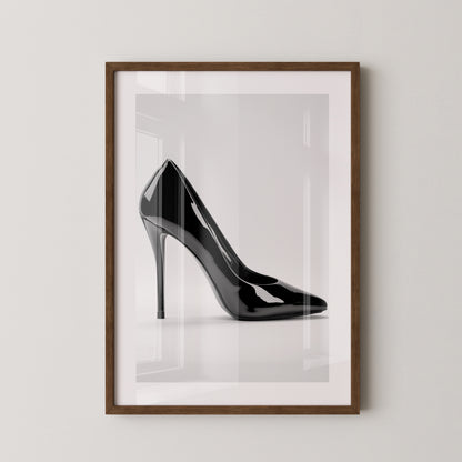 Schwarzer Lackpumps elegant