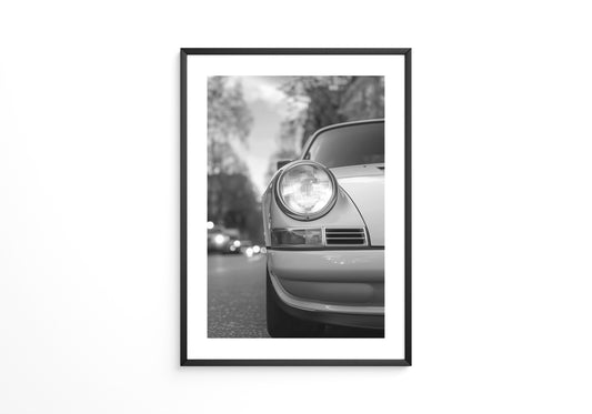 Porsche Frontscheinwerfer S/W