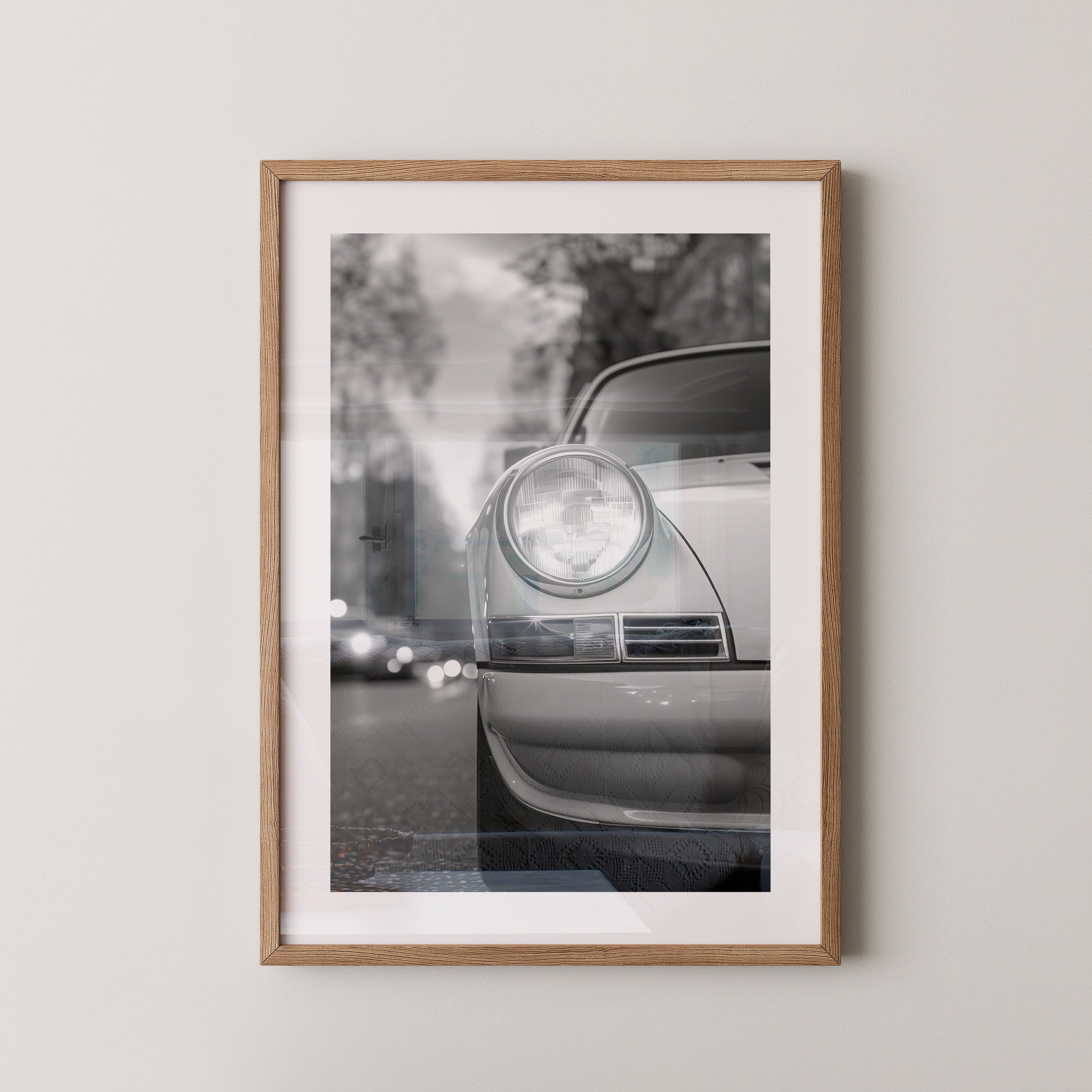 Porsche Frontscheinwerfer S/W