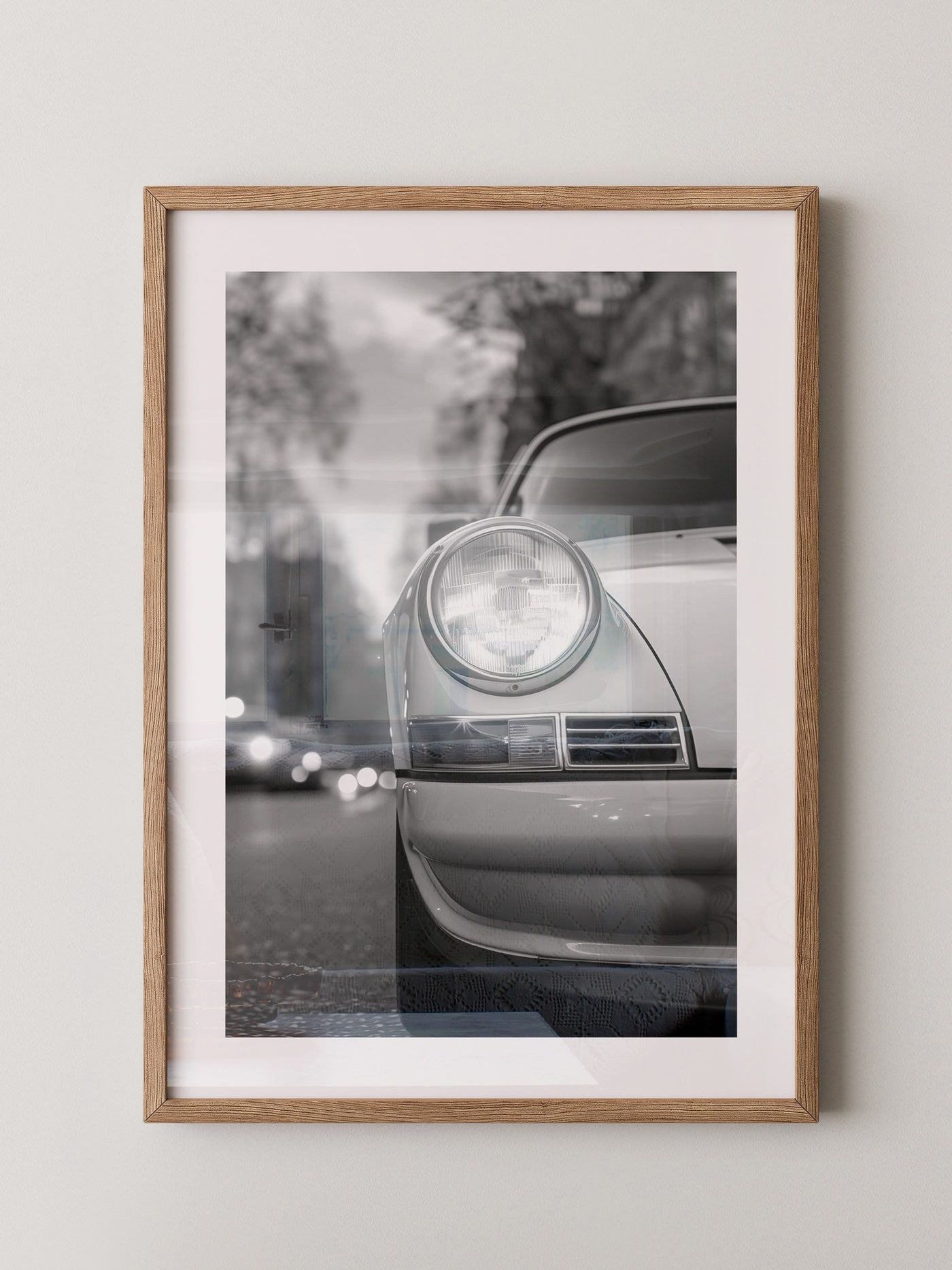 Porsche Frontscheinwerfer S/W