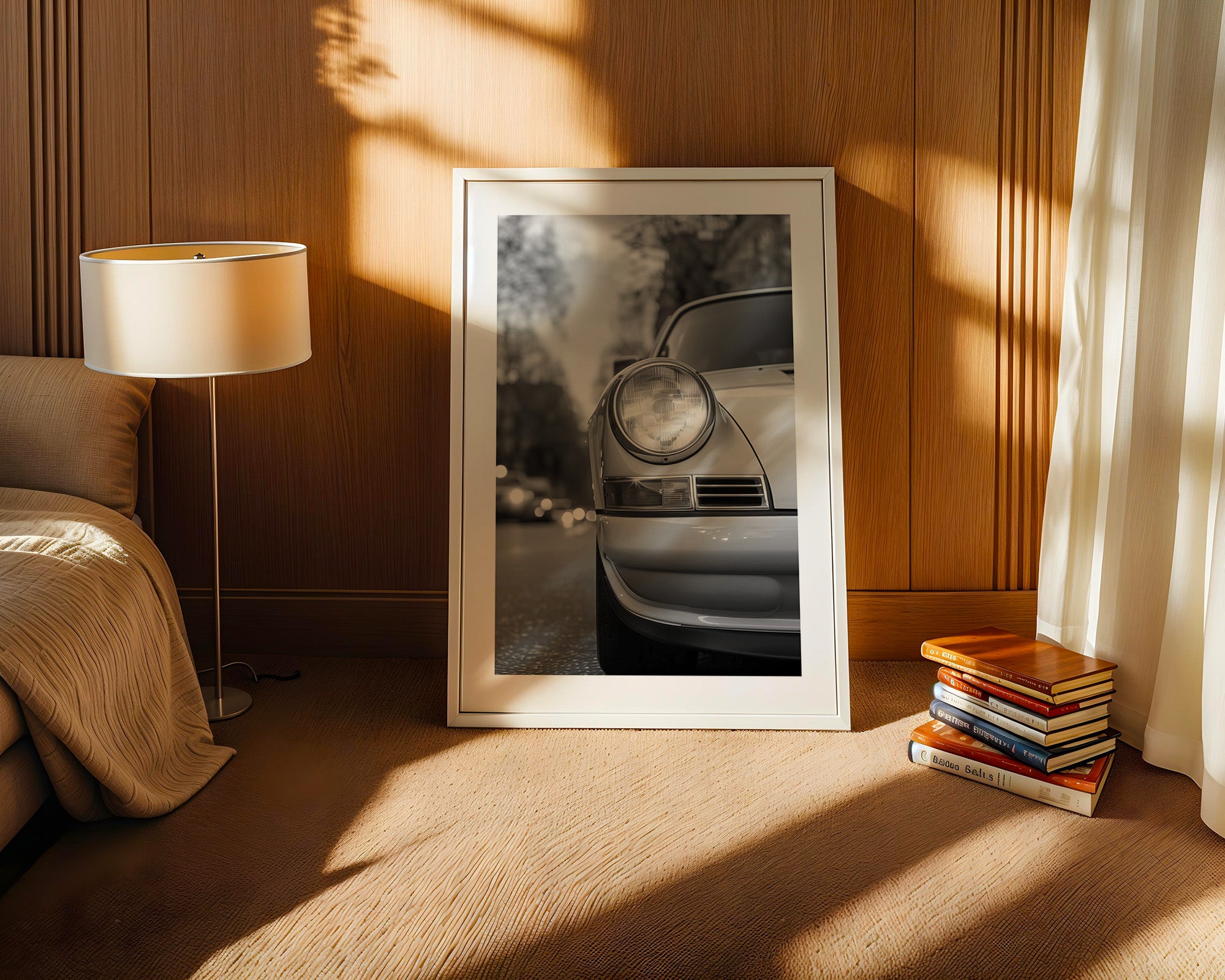 Porsche Frontscheinwerfer S/W