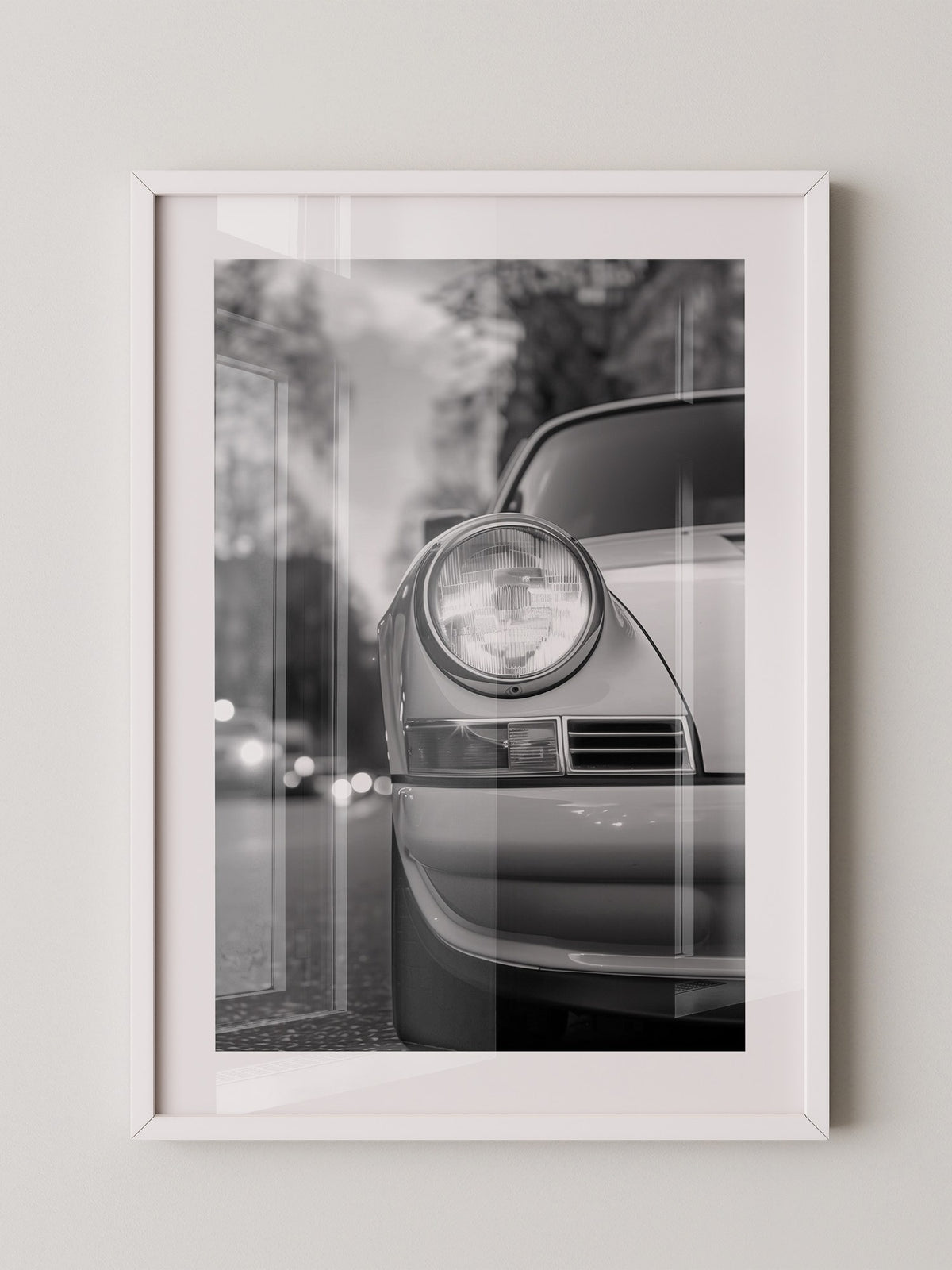 Porsche Frontscheinwerfer S/W