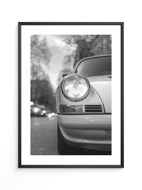 Porsche Frontscheinwerfer S/W