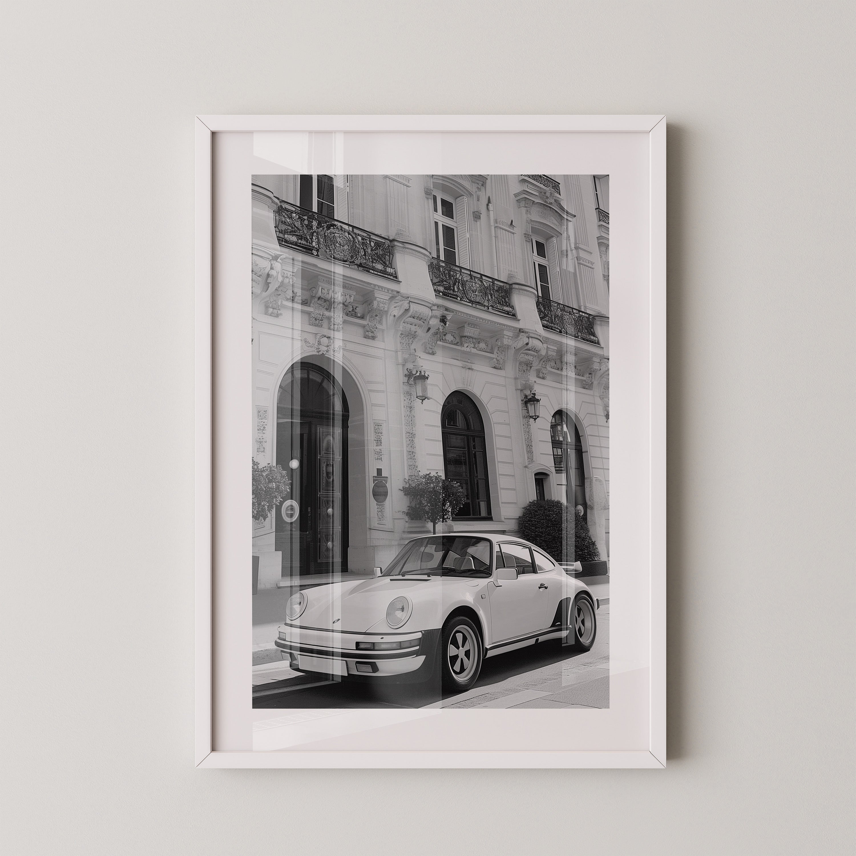 Porsche Klassik S/W Fassade