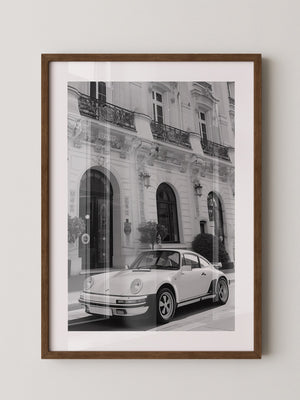 Porsche Klassik S/W Fassade