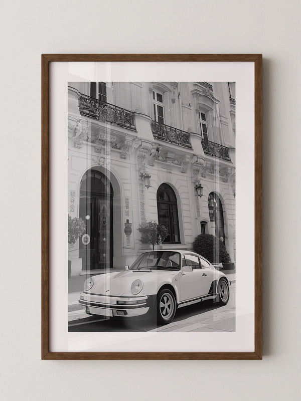 Porsche Klassik S/W Fassade