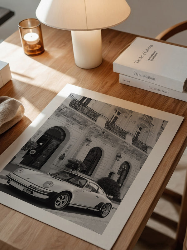 Porsche Klassik S/W Fassade