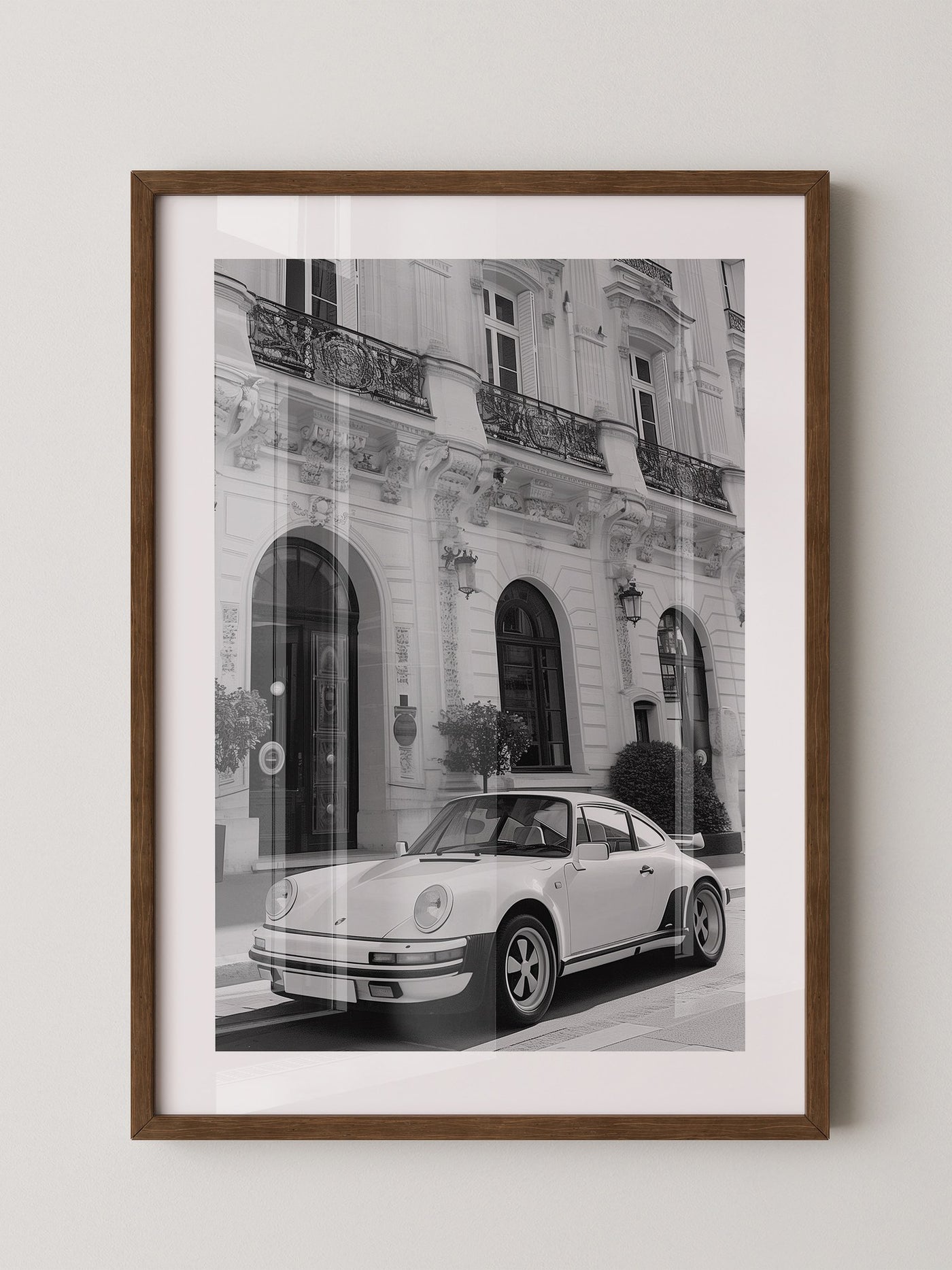 Porsche Klassik S/W Fassade