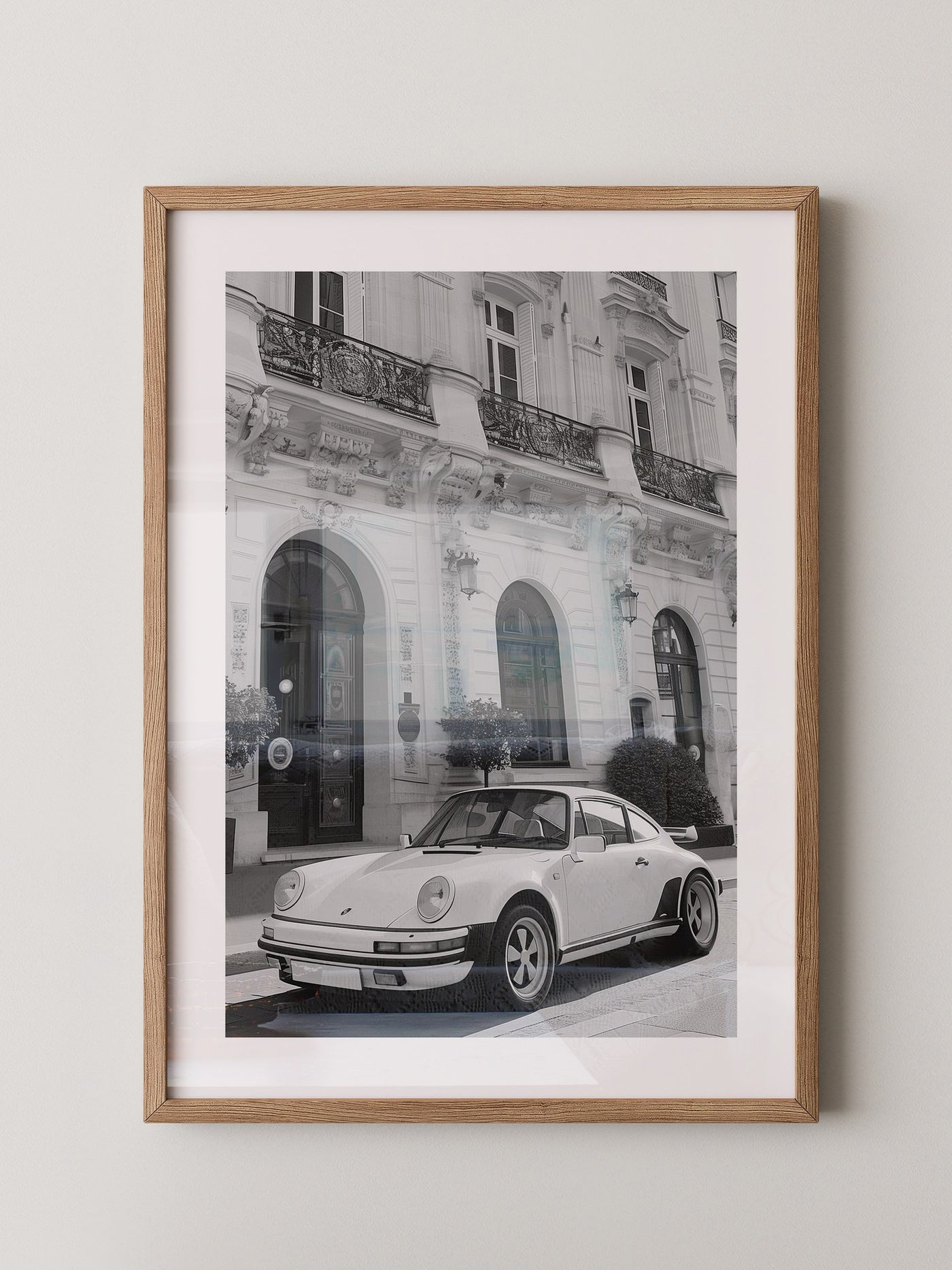 Porsche Klassik S/W Fassade