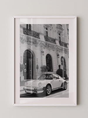 Porsche Klassik S/W Fassade