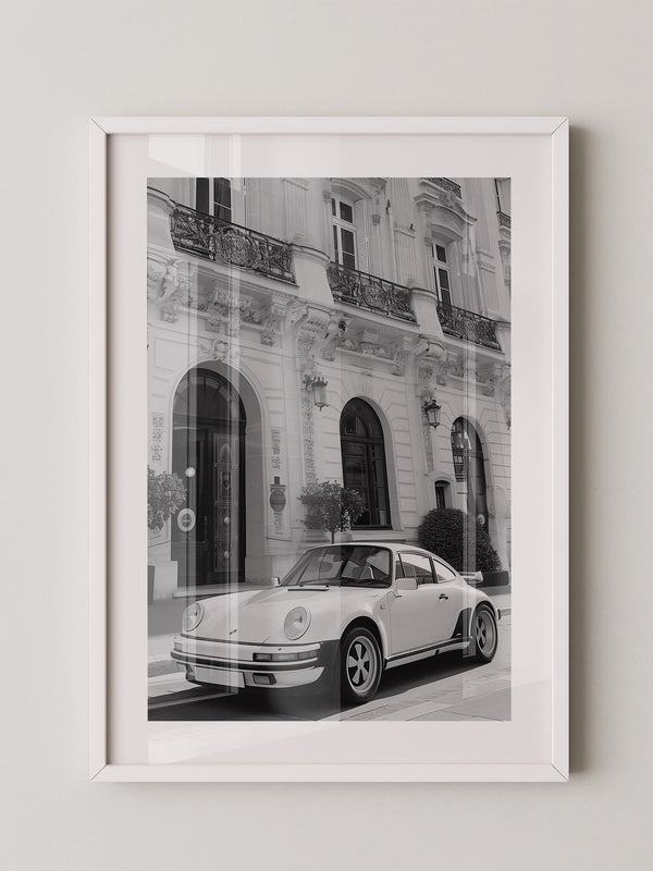 Porsche Klassik S/W Fassade