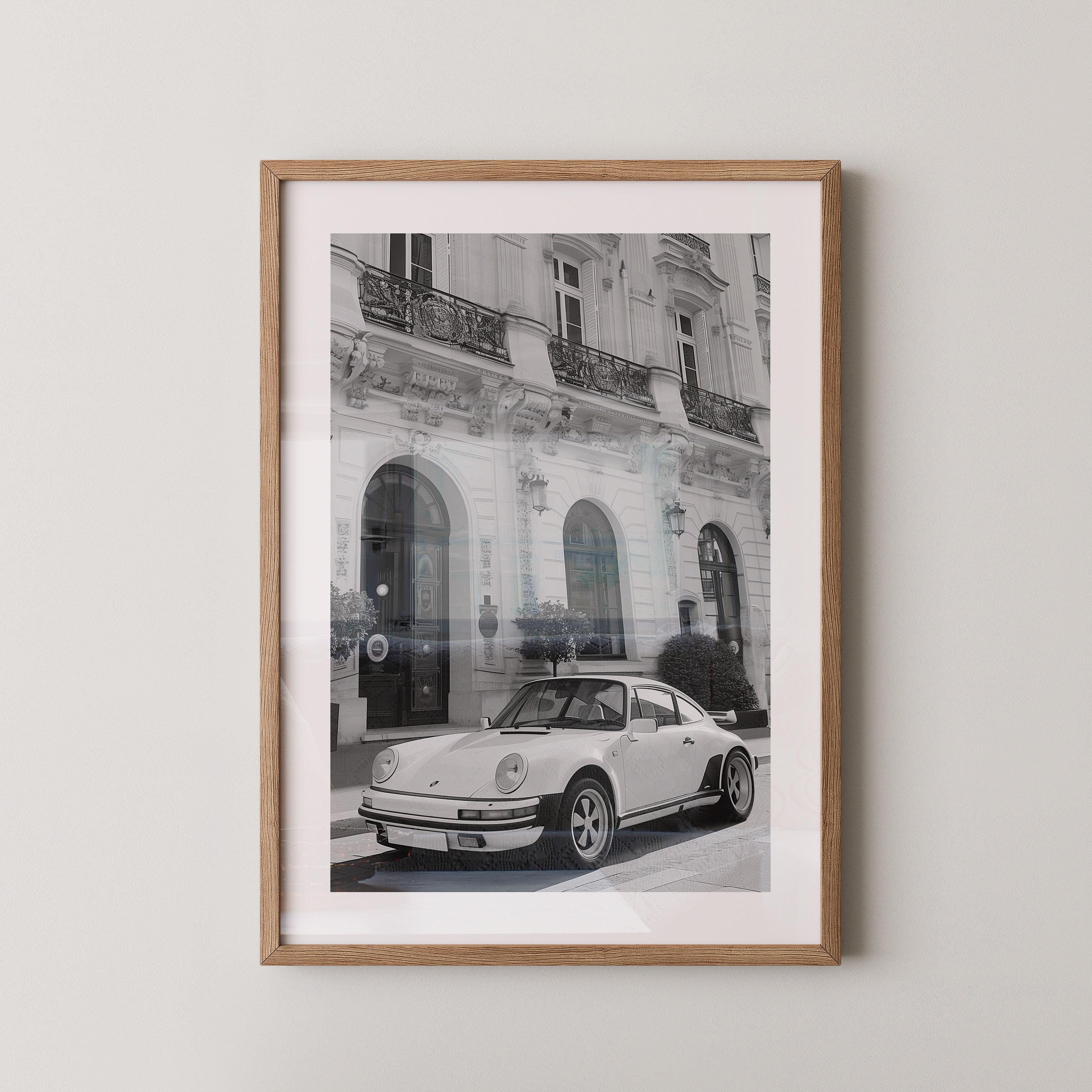 Porsche Klassik S/W Fassade