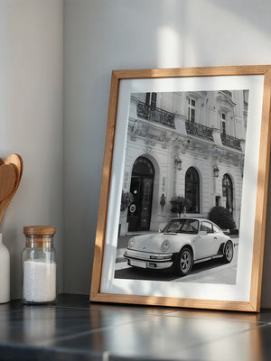 Porsche Klassik S/W Fassade