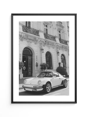 Porsche Klassik S/W Fassade