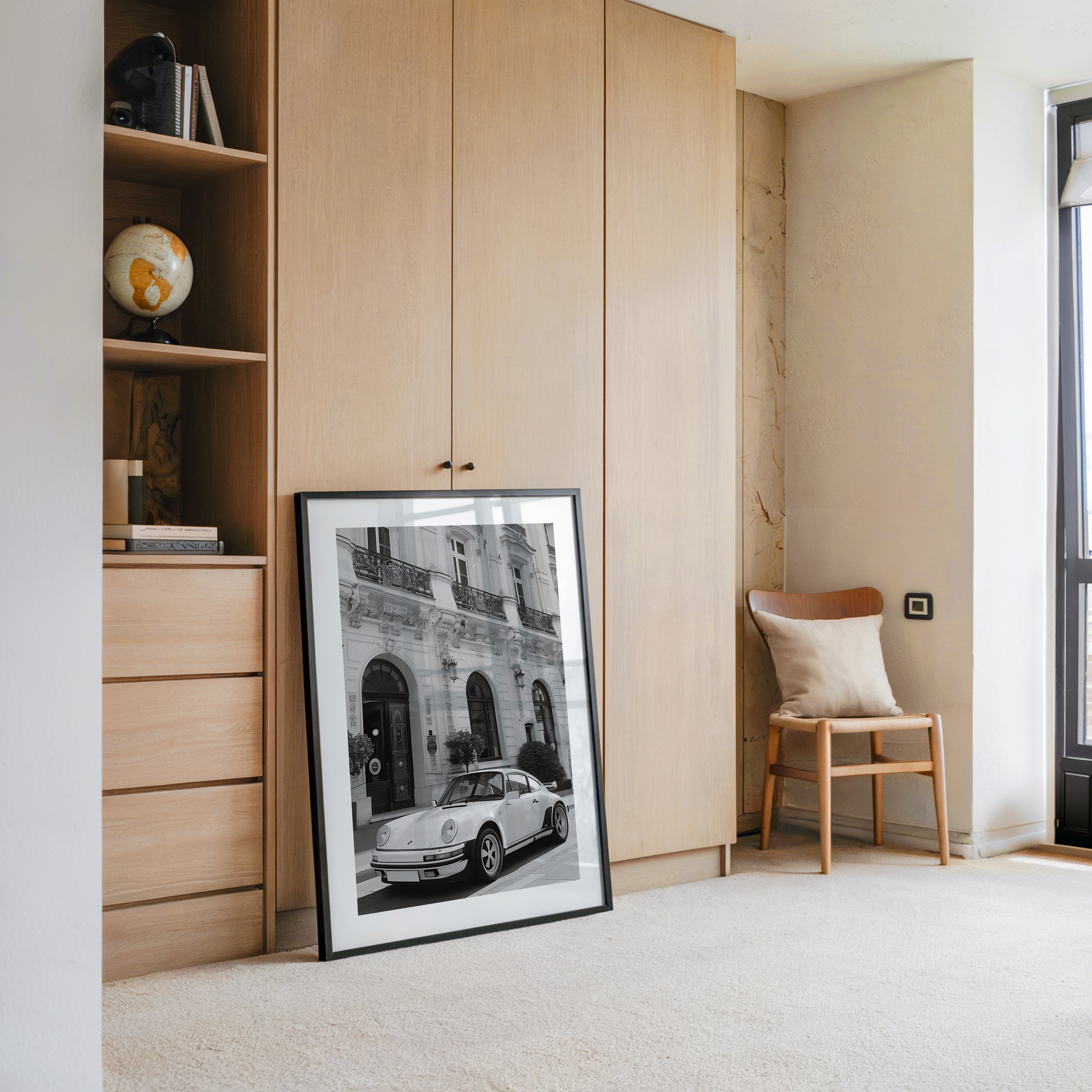 Porsche Klassik S/W Fassade