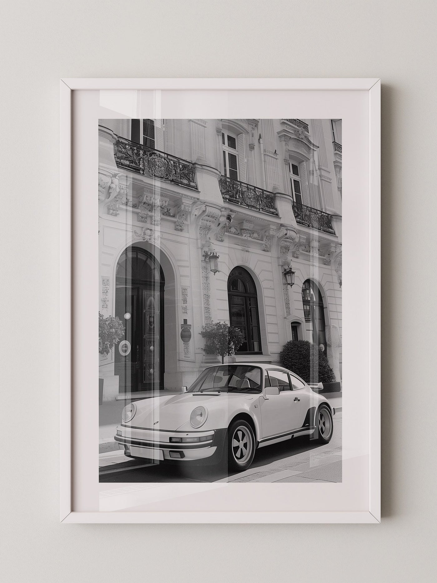 Porsche Klassik S/W Fassade