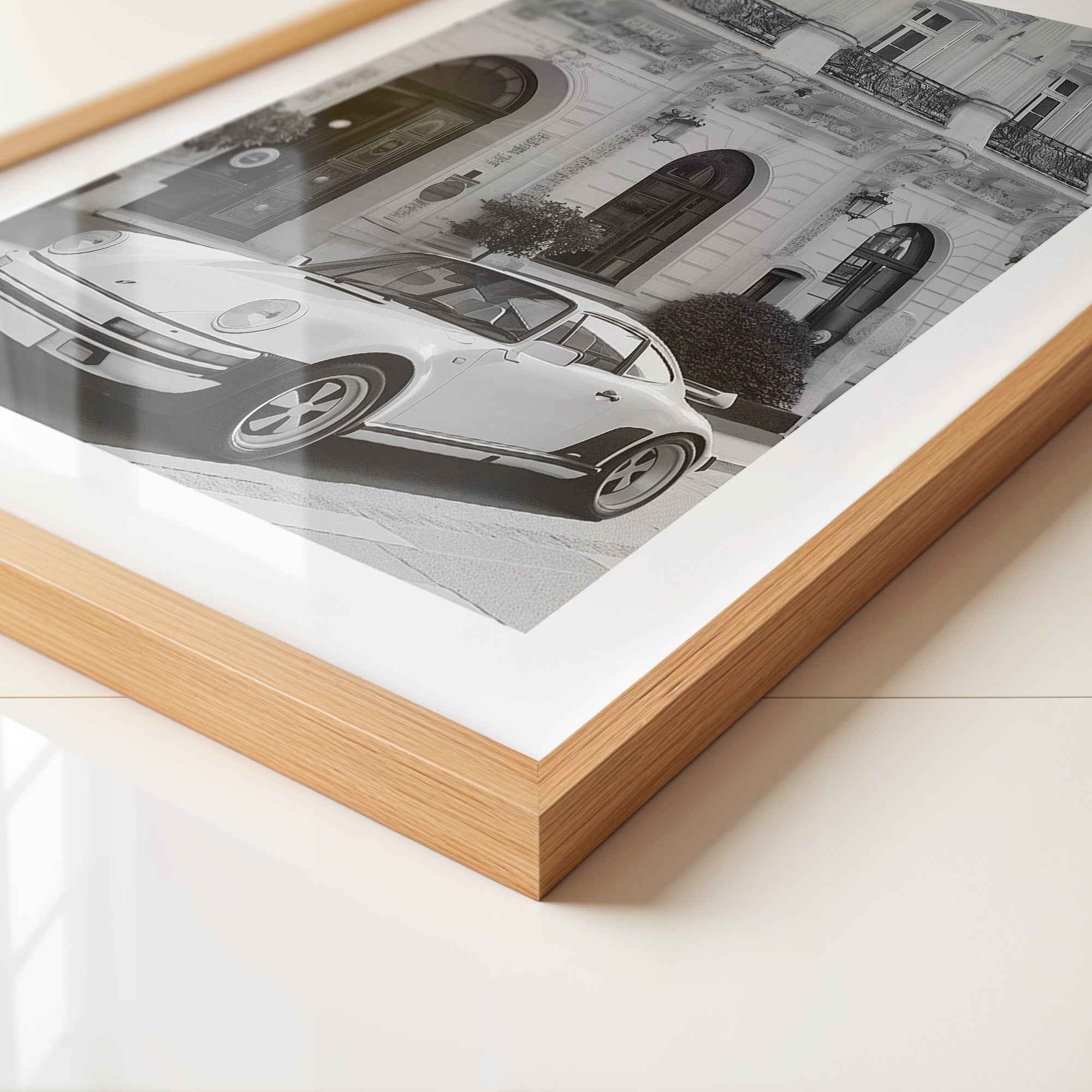 Porsche Klassik S/W Fassade