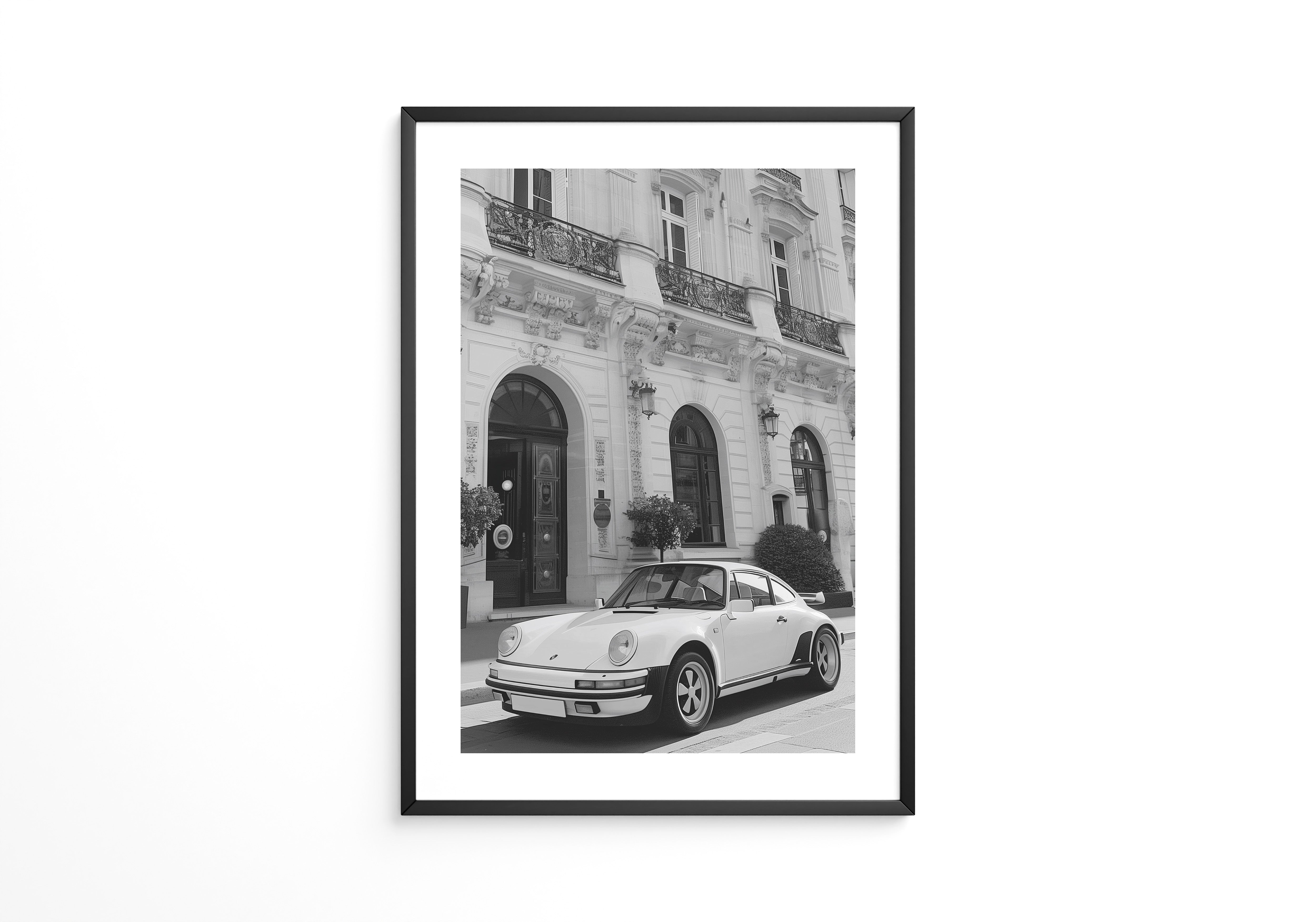 Porsche Klassik S/W Fassade