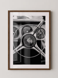 Porsche Lenkrad Retro S/W
