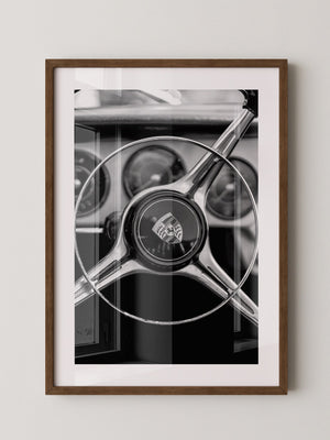 Porsche Lenkrad Retro S/W