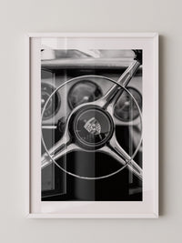 Porsche Lenkrad Retro S/W