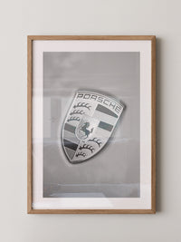 Porsche Emblem Silberränder