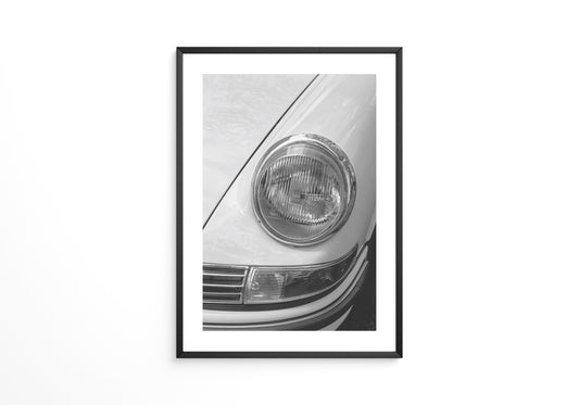Porsche Scheinwerfer Detailaufnahme