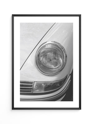 Porsche Scheinwerfer Detailaufnahme