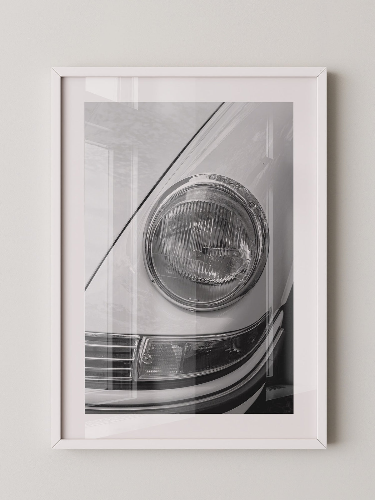 Porsche Scheinwerfer Detailaufnahme