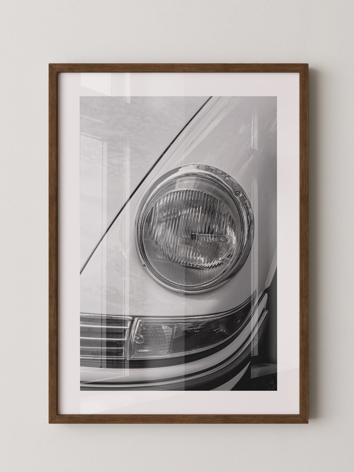 Porsche Scheinwerfer Detailaufnahme