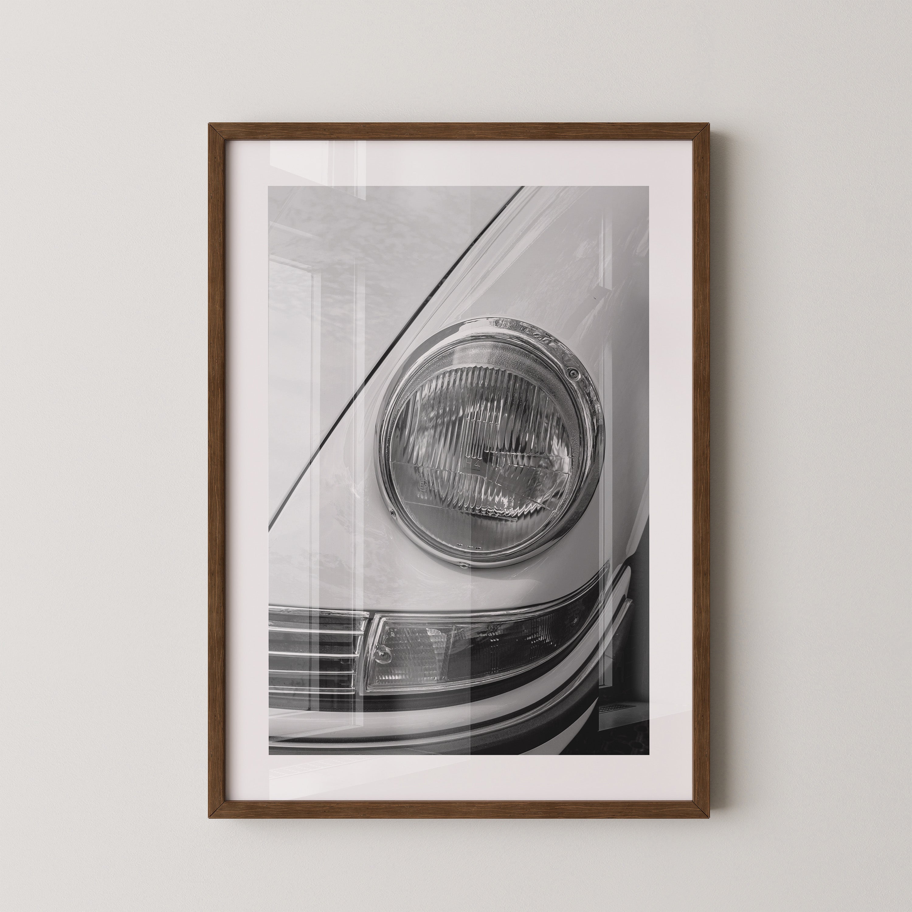 Porsche Scheinwerfer Detailaufnahme