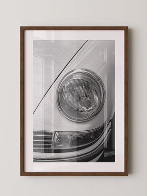Porsche Scheinwerfer Detailaufnahme