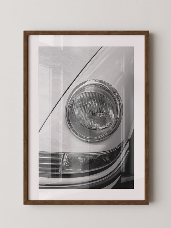 Porsche Scheinwerfer Detailaufnahme