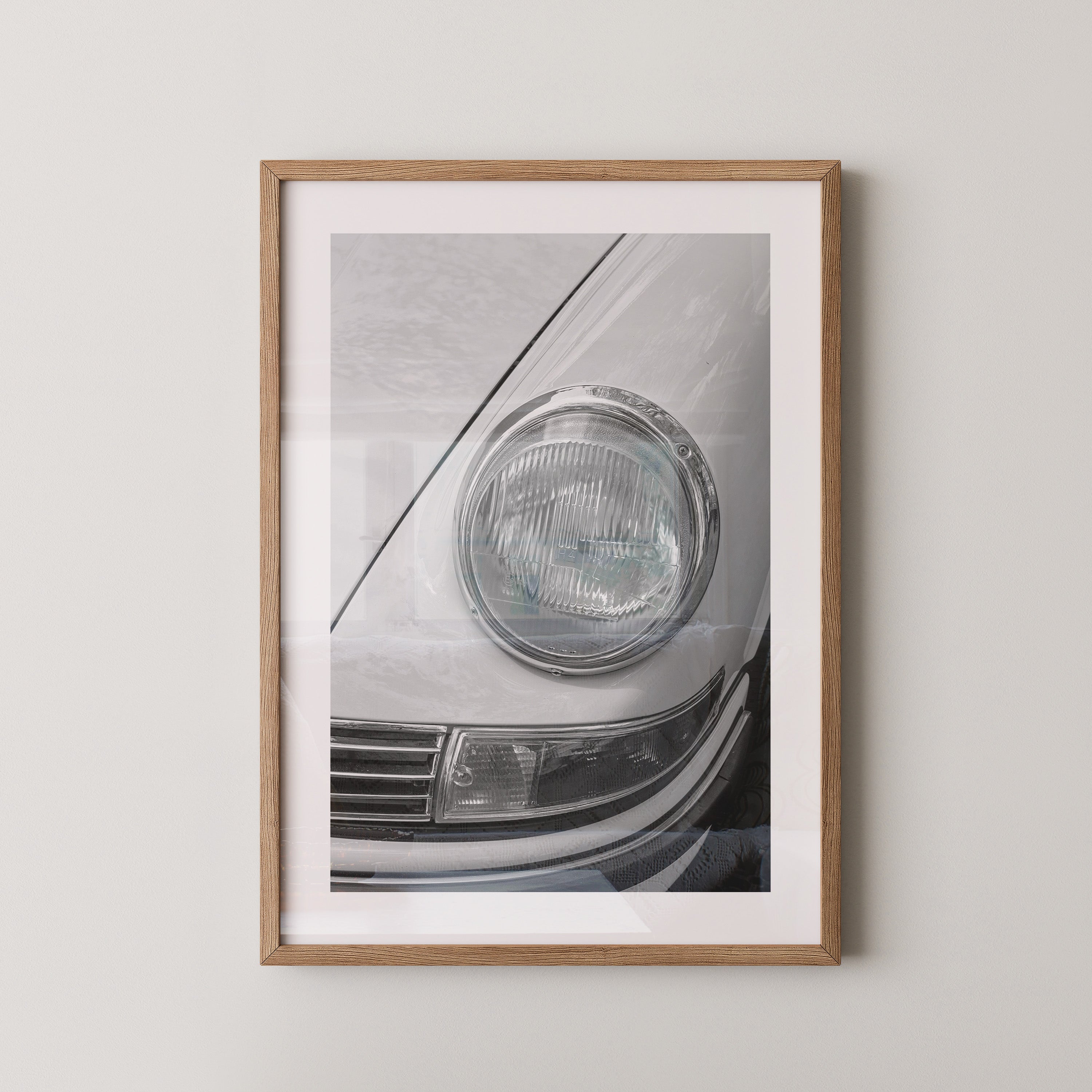 Porsche Scheinwerfer Detailaufnahme