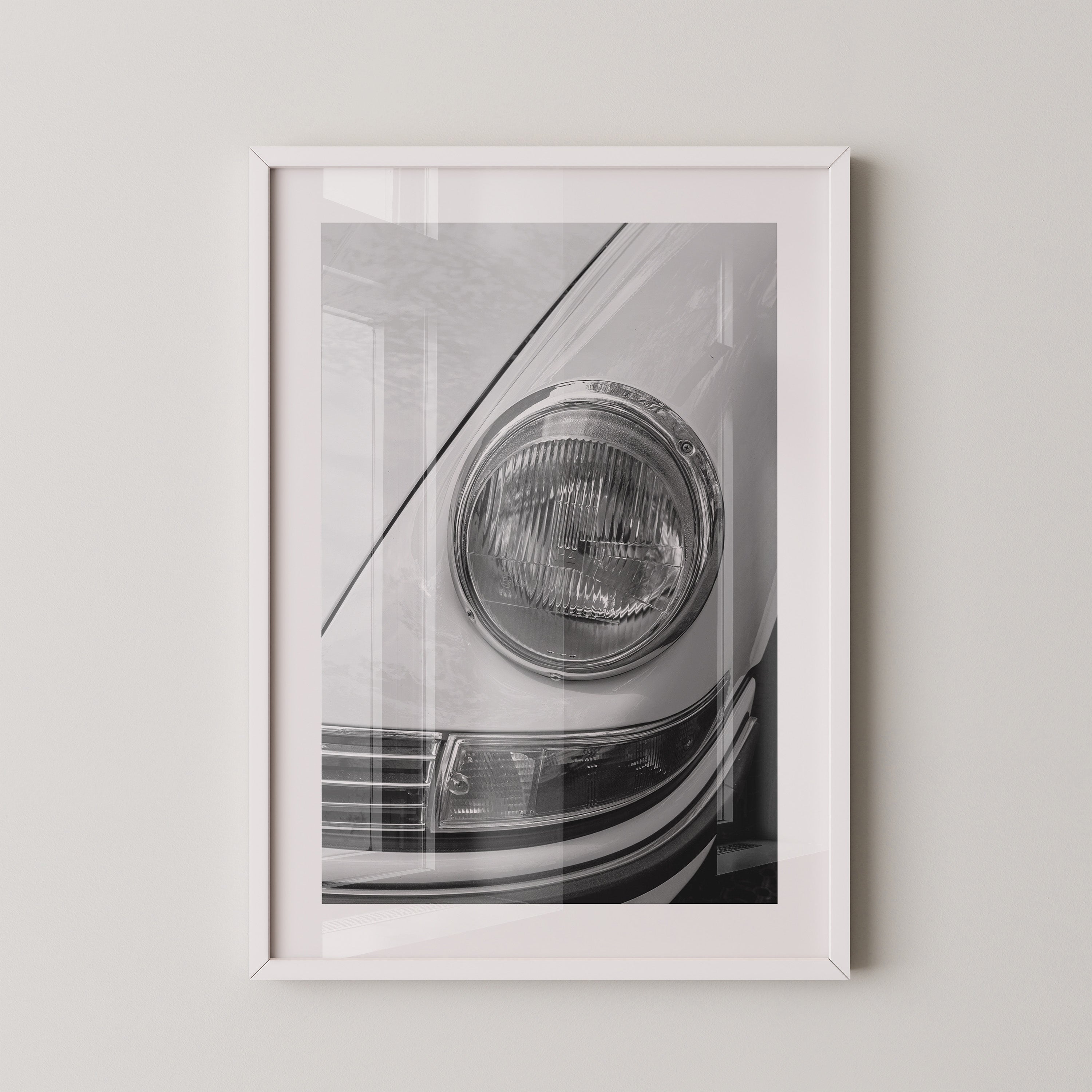 Porsche Scheinwerfer Detailaufnahme