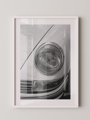 Porsche Scheinwerfer Detailaufnahme