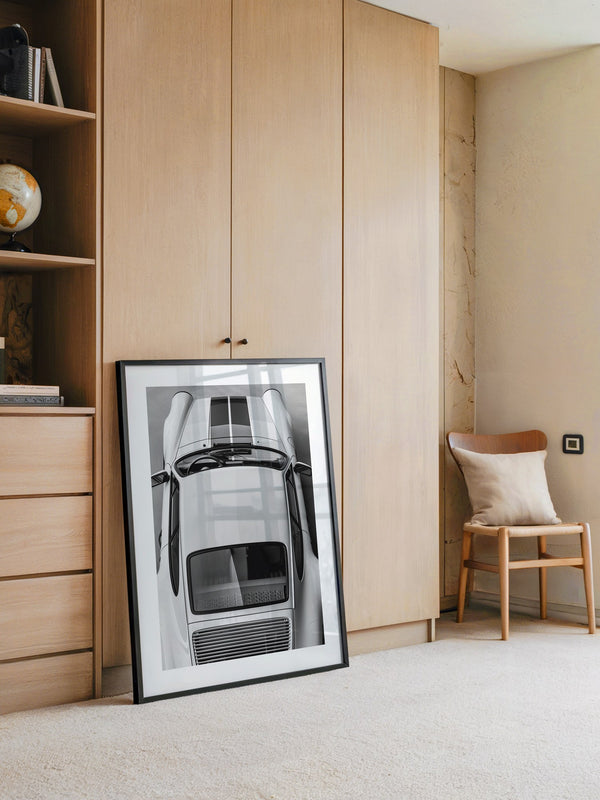 Porsche 911 Draufsicht Weiß