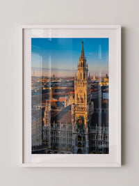 Neues Rathaus Sonnenuntergang