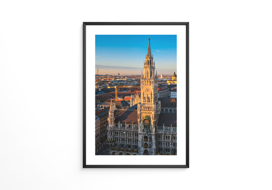Neues Rathaus Sonnenuntergang