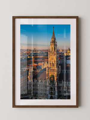 Neues Rathaus Sonnenuntergang