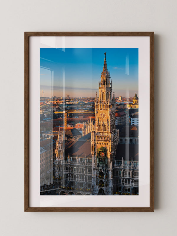 Neues Rathaus Sonnenuntergang