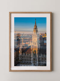 Neues Rathaus Sonnenuntergang