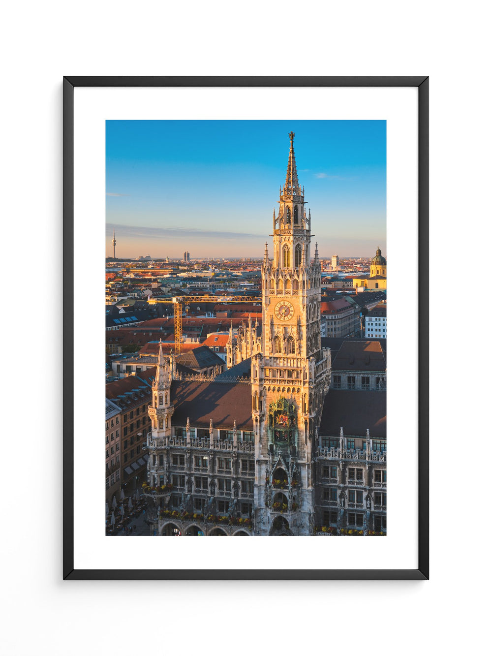 Neues Rathaus Sonnenuntergang