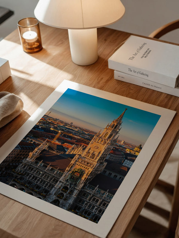 Neues Rathaus Sonnenuntergang