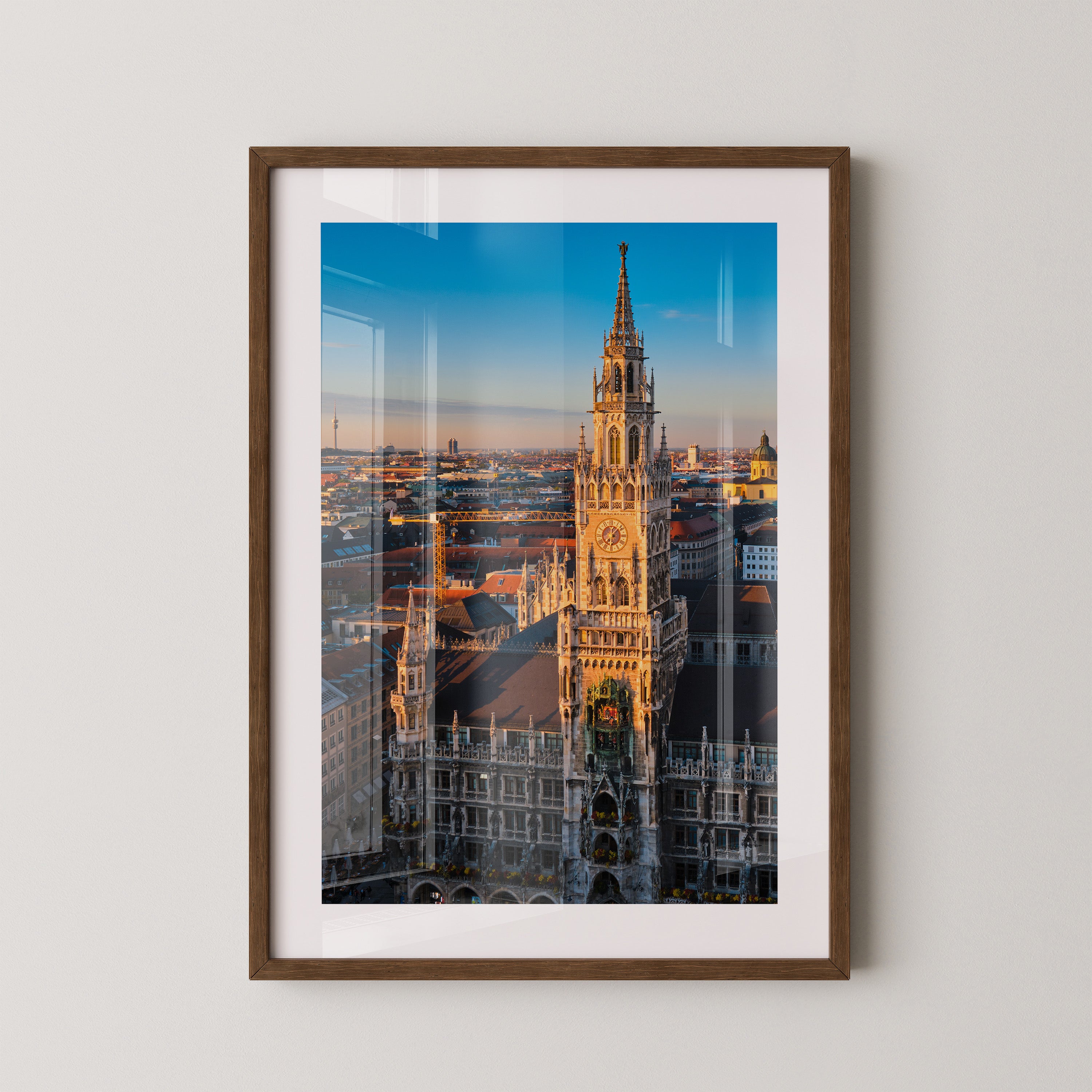 Neues Rathaus Sonnenuntergang